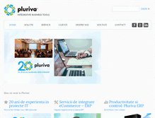 Tablet Screenshot of pluriva.com